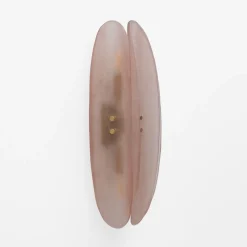 Hot Pamono Mid-Century Modern Pink Murano Glass Sconces by Fontana Arte for Stilnovo, 2000, Set of 2