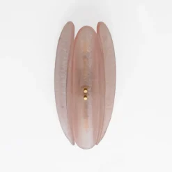 Hot Pamono Mid-Century Modern Pink Murano Glass Sconces by Fontana Arte for Stilnovo, 2000, Set of 2