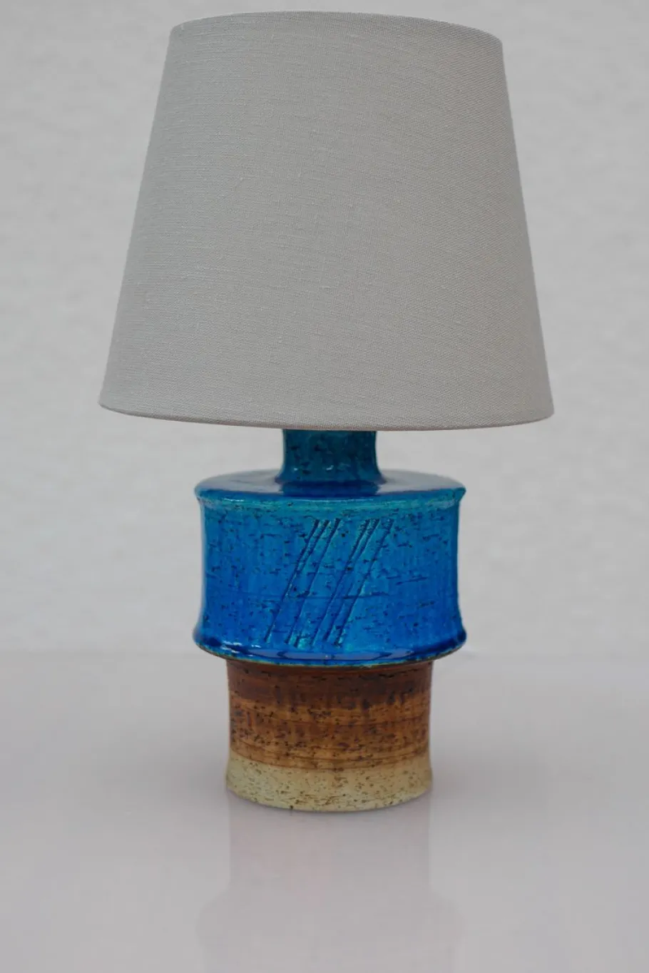 Outlet Pamono Mid-Century Modern Pottery Lamp Base by Inger Persson for Rörstrand, 1960s, Set of 2
