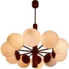 Sale Pamono Mid-Century Modern Red Kaiser 10-Arm Chandelier from Kaiser Idell / Kaiser Leuchten, Germany, 1960s
