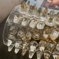 Hot Pamono Mid-Century Modern Rostrato Murano Glass Wall Sconces, 1980s, Set of 2