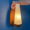 Clearance Pamono Mid-Century Modern Scandinavian Glass Wall Sconce