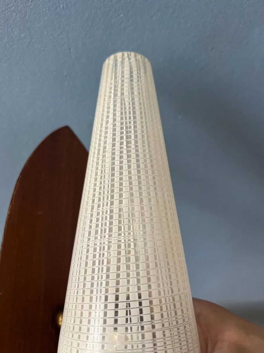 Clearance Pamono Mid-Century Modern Scandinavian Glass Wall Sconce