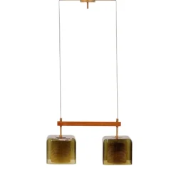 Clearance Pamono Mid-Century Modern Scandinavian Glass Pendant by Carl Fagerlund for Orrefors, 1960s