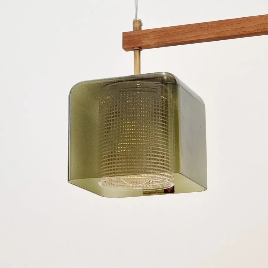 Clearance Pamono Mid-Century Modern Scandinavian Glass Pendant by Carl Fagerlund for Orrefors, 1960s