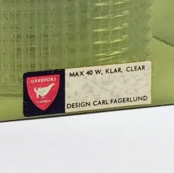 Clearance Pamono Mid-Century Modern Scandinavian Glass Pendant by Carl Fagerlund for Orrefors, 1960s