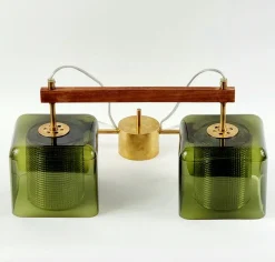 Clearance Pamono Mid-Century Modern Scandinavian Glass Pendant by Carl Fagerlund for Orrefors, 1960s