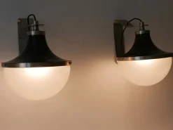 New Pamono Mid-Century Modern Sconces by Sergio Mazza for Artemide, 1960s, Set of 2