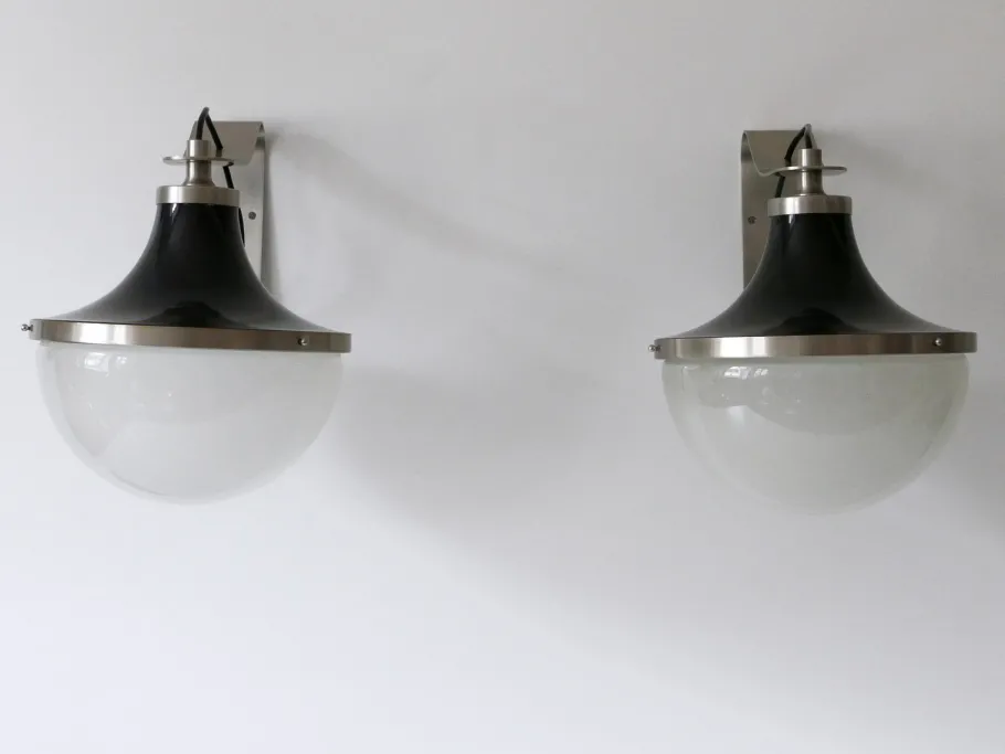 New Pamono Mid-Century Modern Sconces by Sergio Mazza for Artemide, 1960s, Set of 2