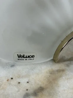 Hot Pamono Mid-Century Modern Shell Wall Lamps in Murano Glass and Brass from Veluce, 1960s, Set of 2