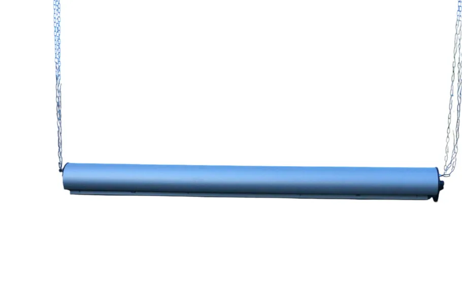 New Pamono Mid-Century Modern Silver Supertube Light by Anders Pehrson for Atelje Lyktan, 1970s