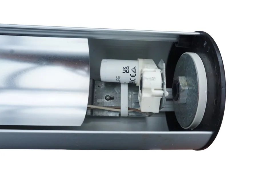 New Pamono Mid-Century Modern Silver Supertube Light by Anders Pehrson for Atelje Lyktan, 1970s