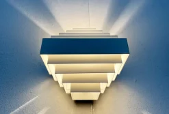 Hot Pamono Mid-Century Modern Space Age Metal Wall Lamps by Jules Wabbes for AB Madsen & E. Larsen, 1960s, Set of 2