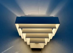 Hot Pamono Mid-Century Modern Space Age Metal Wall Lamps by Jules Wabbes for AB Madsen & E. Larsen, 1960s, Set of 2