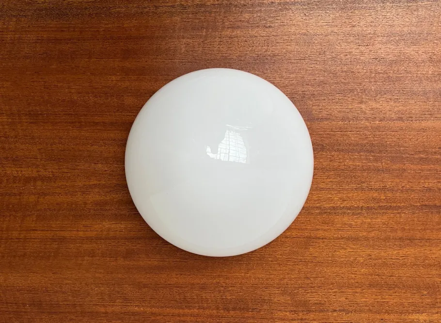 Discount Pamono Mid-Century Modern Spare Glass for Model 961 Ceiling Lamp by Wilhelm Wagenfeld for Lindner, Germany, 1950s