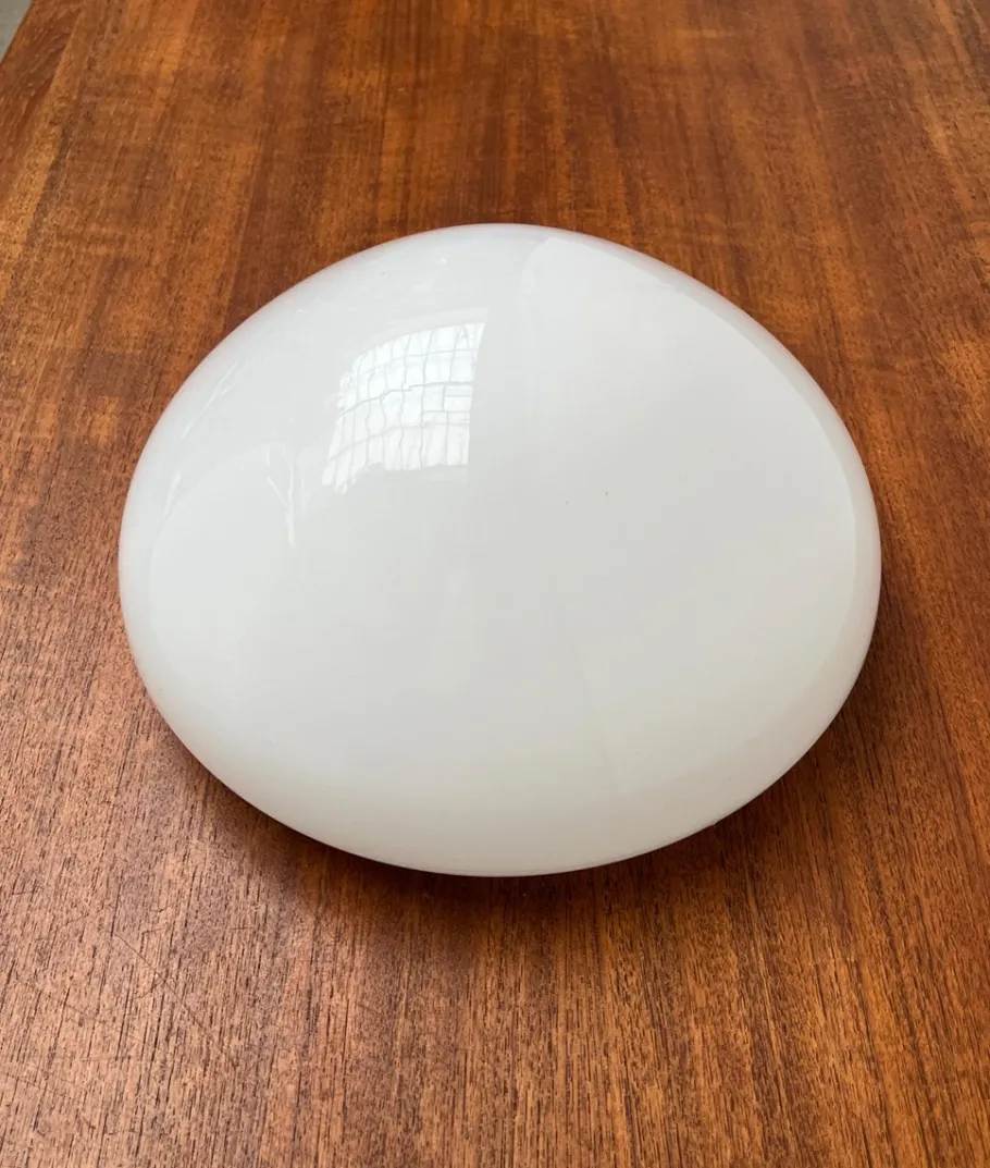 Discount Pamono Mid-Century Modern Spare Glass for Model 961 Ceiling Lamp by Wilhelm Wagenfeld for Lindner, Germany, 1950s