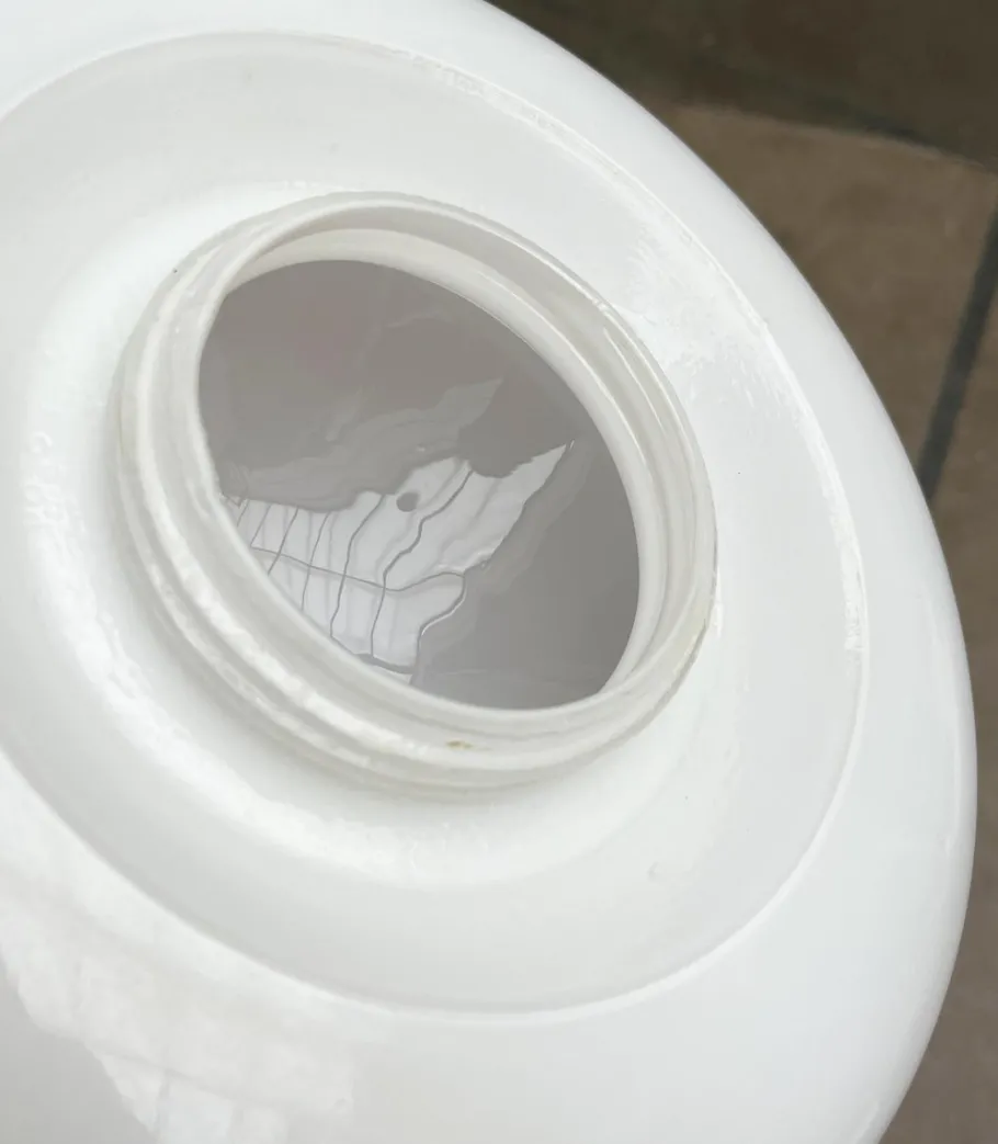 Discount Pamono Mid-Century Modern Spare Glass for Model 961 Ceiling Lamp by Wilhelm Wagenfeld for Lindner, Germany, 1950s