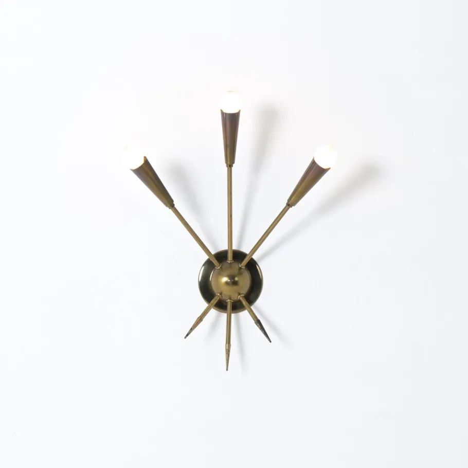 Hot Pamono Mid-Century Modern Sputnik Wall Lights, 1950s