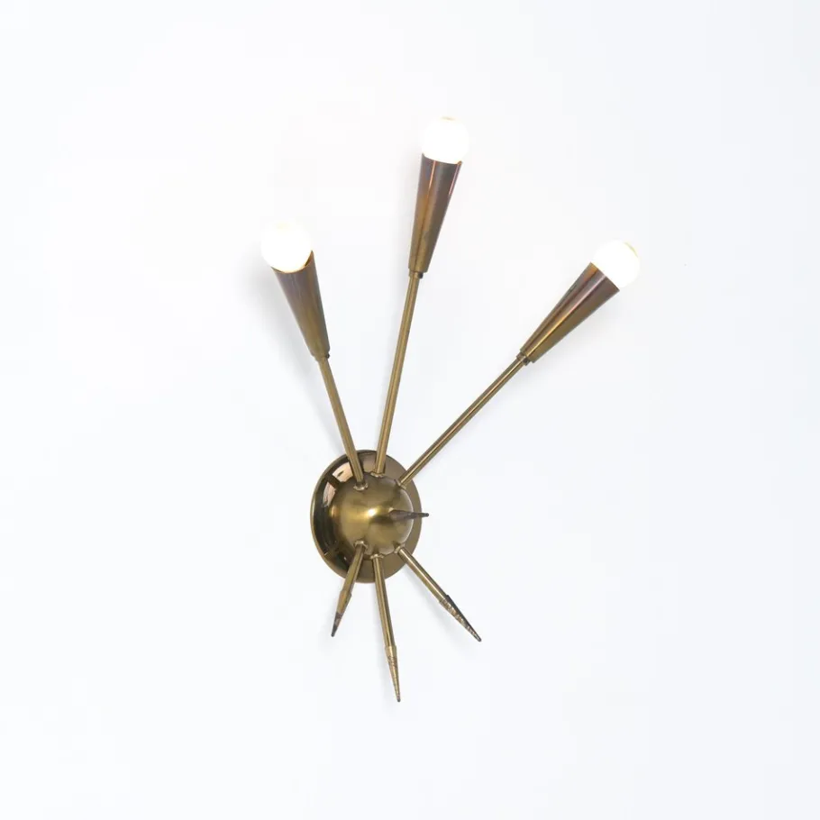 Hot Pamono Mid-Century Modern Sputnik Wall Lights, 1950s