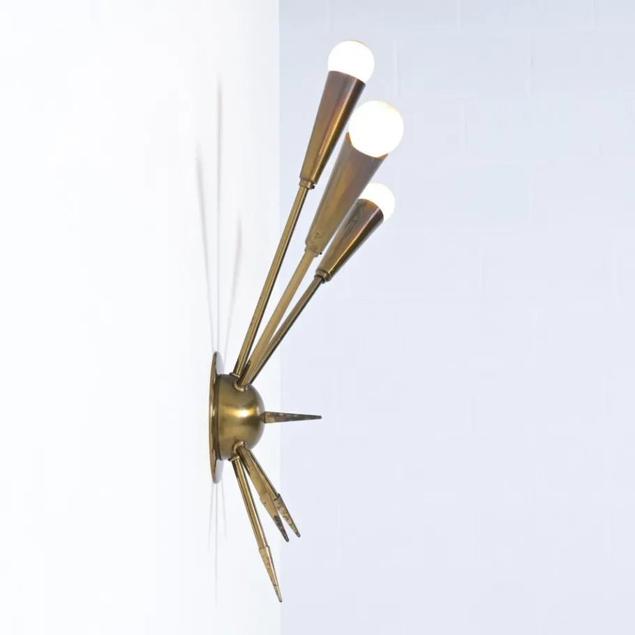 Hot Pamono Mid-Century Modern Sputnik Wall Lights, 1950s