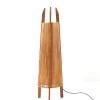 New Pamono Mid-Century Modern Teak Tripod Floor Lamp with Hemp Strings from Fog & Mørup, 1960s
