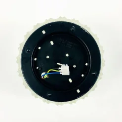 New Pamono Mid-Century Modern Textured Glass Wall Light from Limburg, Germany, 1970s