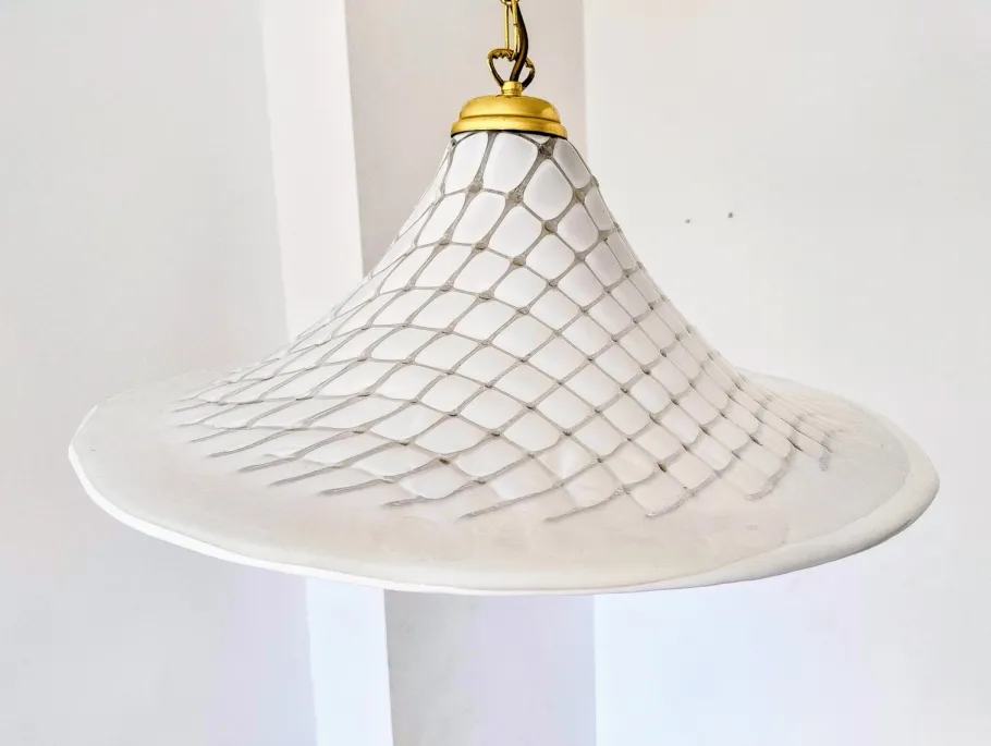 Clearance Pamono Mid-Century Modern Vetri Murano Glass Lamp, Italy, 1960s