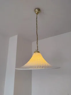 Clearance Pamono Mid-Century Modern Vetri Murano Glass Lamp, Italy, 1960s