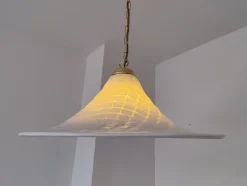 Clearance Pamono Mid-Century Modern Vetri Murano Glass Lamp, Italy, 1960s