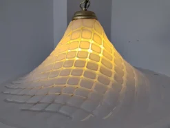 Clearance Pamono Mid-Century Modern Vetri Murano Glass Lamp, Italy, 1960s