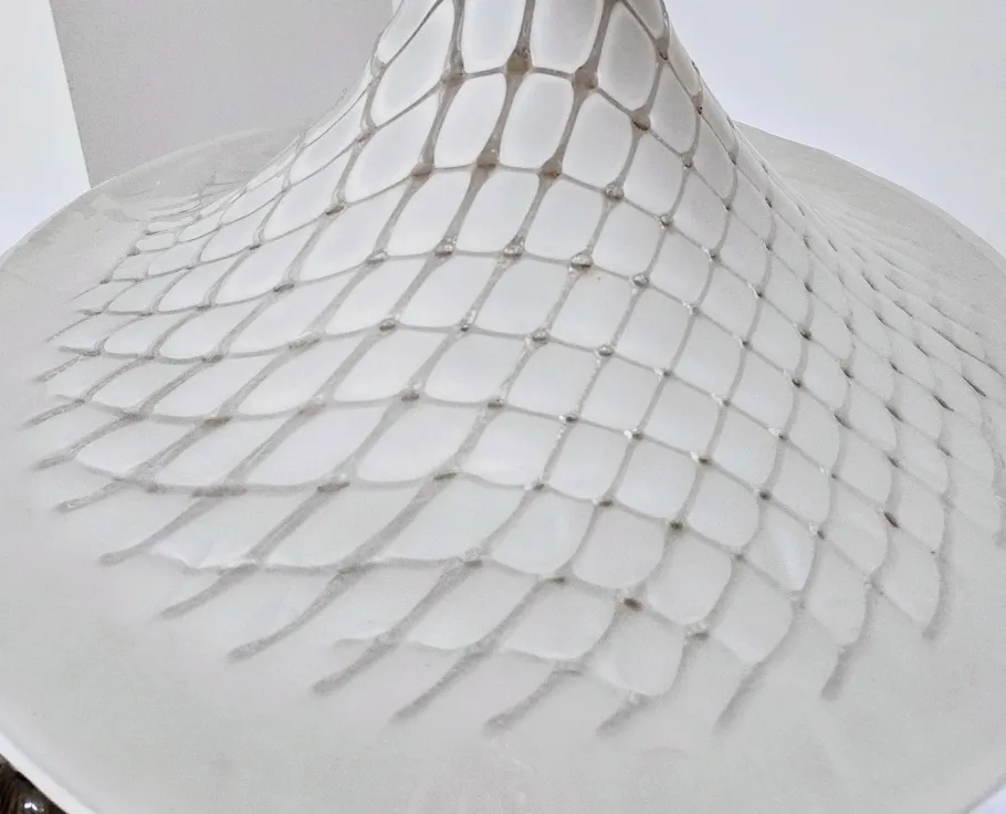 Clearance Pamono Mid-Century Modern Vetri Murano Glass Lamp, Italy, 1960s