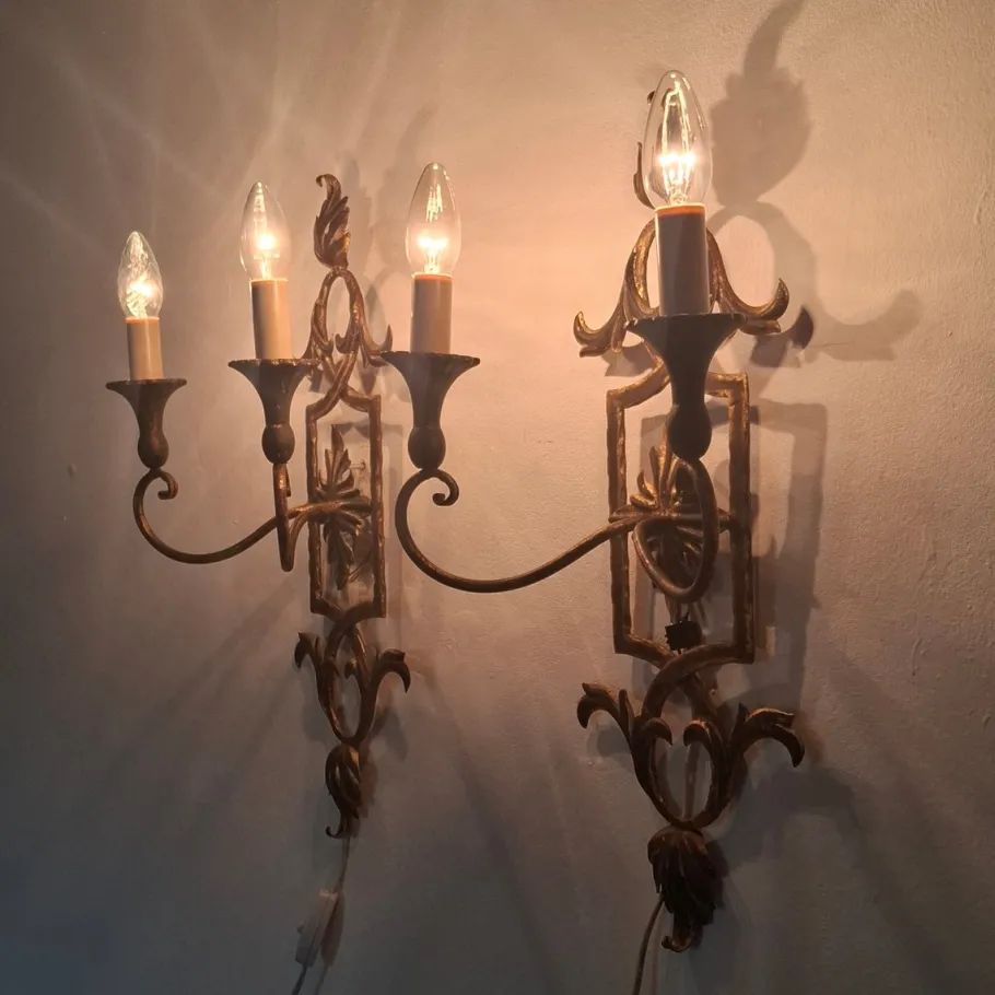 Best Pamono Mid-Century Modern Wall Lights by Palladio, 1970s, Set of 2