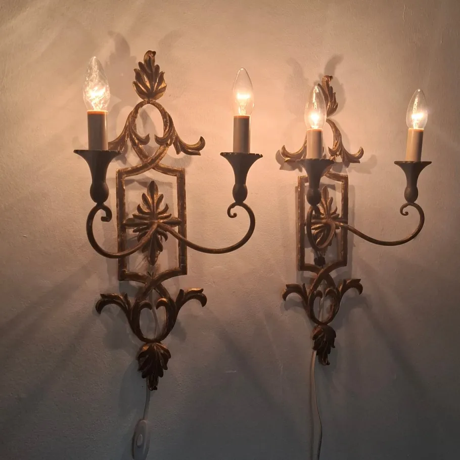 Best Pamono Mid-Century Modern Wall Lights by Palladio, 1970s, Set of 2