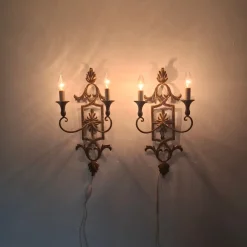 Best Pamono Mid-Century Modern Wall Lights by Palladio, 1970s, Set of 2