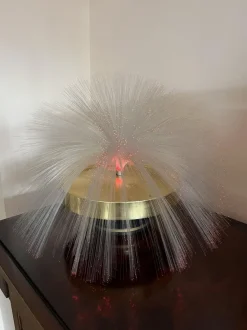 Sale Pamono Mid-Century Multicolored Fiber Optic Rotating Lamp, 1960s