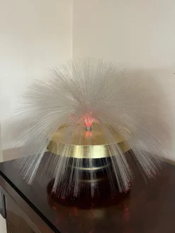 Sale Pamono Mid-Century Multicolored Fiber Optic Rotating Lamp, 1960s