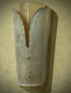 New Pamono Mid-Century Murano Art Glass Wall Light, 1970