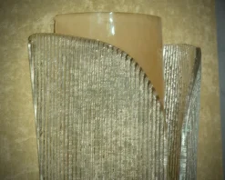 New Pamono Mid-Century Murano Art Glass Wall Light, 1970