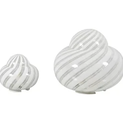 Best Pamono Mid-Century Murano Glass and Metal Table Lamps by F. Fabbian, Italy, 1970s, Set of 2