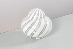 Best Pamono Mid-Century Murano Glass and Metal Table Lamps by F. Fabbian, Italy, 1970s, Set of 2