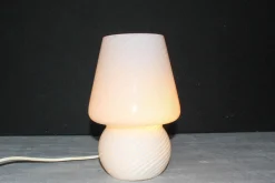 Best Pamono Mid-Century Murano Glass Mushroom Table Lamp, Italy, 1970s