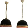 Discount Pamono Mid-Century Murano Glass Suspensions by Roberto Pamio and Renato Toso, Set of 2
