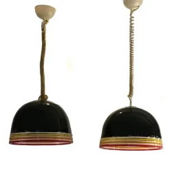 Discount Pamono Mid-Century Murano Glass Suspensions by Roberto Pamio and Renato Toso, Set of 2