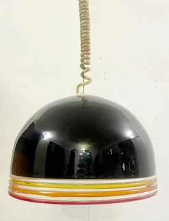 Discount Pamono Mid-Century Murano Glass Suspensions by Roberto Pamio and Renato Toso, Set of 2