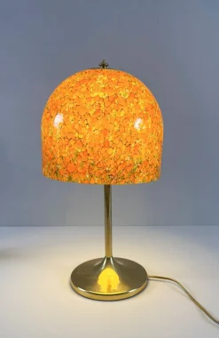Best Pamono Mid-Century Mushroom Table Lamp from Peil & Putzler, Germany, 1970s