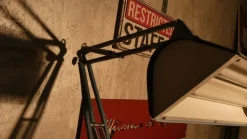 Best Pamono Mid-Century Naska Loris Neon Floor Lamps with Stems and Clasps by Jac Jacobsen for Fontana Arte, Set of 2