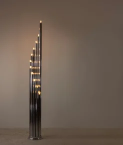 New Pamono Mid-Century Organ Floor Lamp attributed to Goffredo Reggiani for Reggiani, 1970s