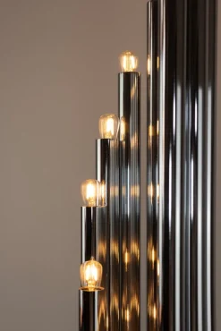 New Pamono Mid-Century Organ Floor Lamp attributed to Goffredo Reggiani for Reggiani, 1970s