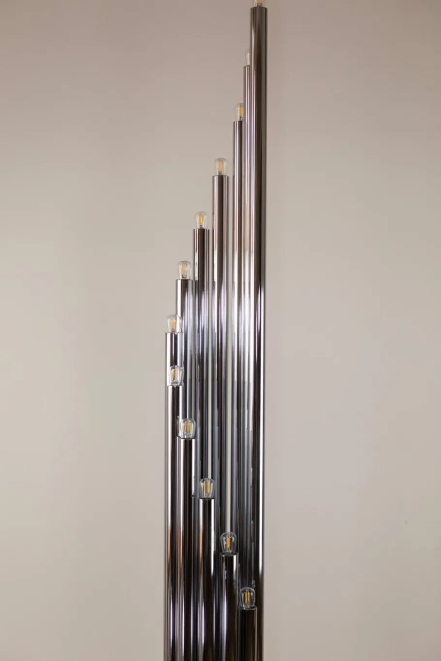 New Pamono Mid-Century Organ Floor Lamp attributed to Goffredo Reggiani for Reggiani, 1970s