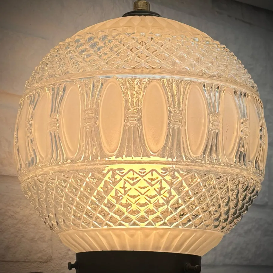 Online Pamono Mid-Century Outdoor Facade Lamp in Copper and Glass, Sweden, 1960s